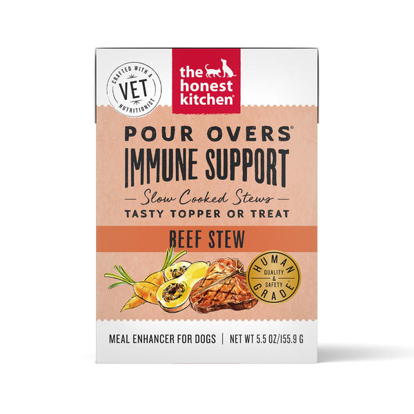 The Honest Kitchen Functional Pour Overs Immune Support Beef Stew Dog Food Topper