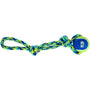 Zeus K9 Fitness Rope Tug with Tennis Ball Dog Toy