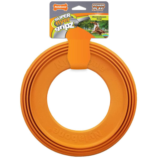 Nylabone Power Play Super Flyer Gripz Disc Dog Toy