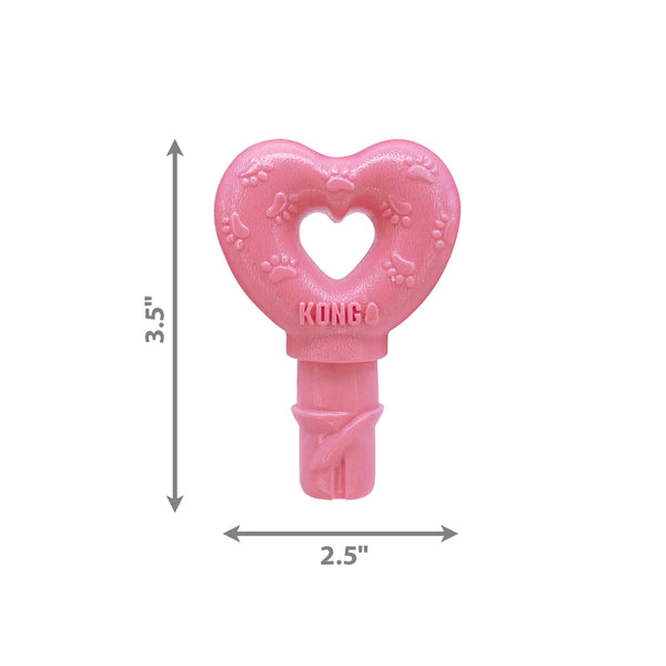 KONG ChewStix Puppy Twist Heart Dog Toy