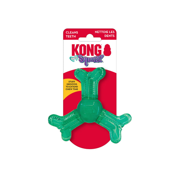 KONG Squeezz dentaire Roller Bone pour chien