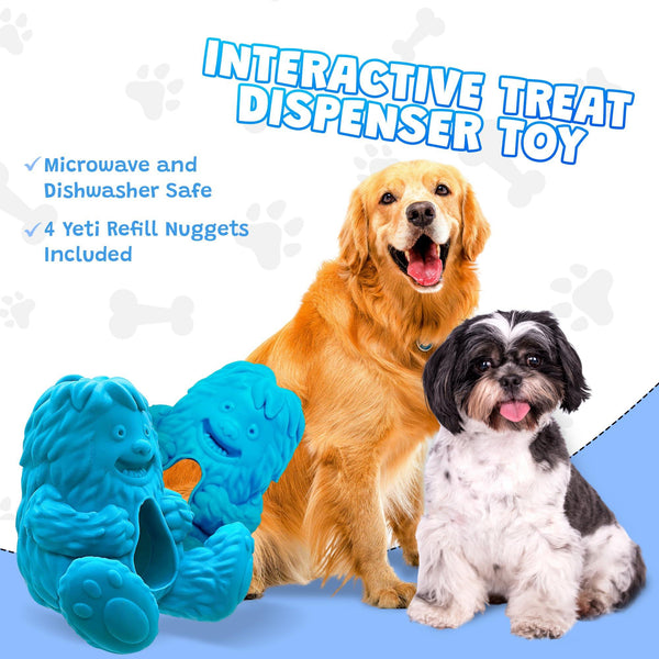 Yeti Puff & Play Yeti Dog Toy, Blue