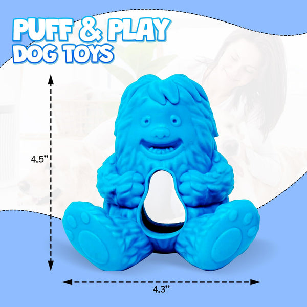 Yeti Puff & Play Yeti Dog Toy, Blue