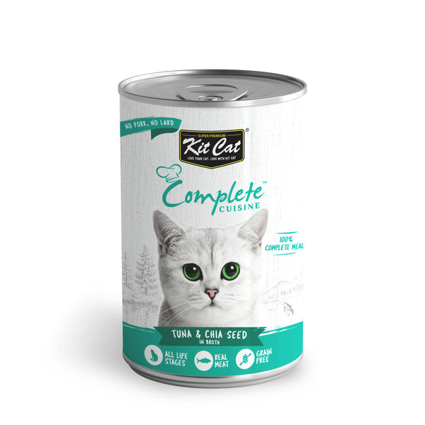 Kit Cat Cuisine complète au thon et graines de chia pour chat