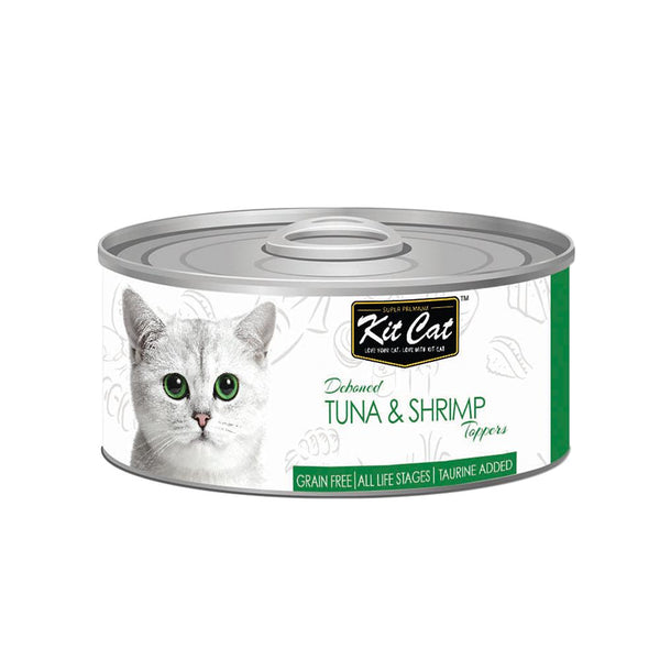 Kit Cat Garniture au thon et crevettes pour chats