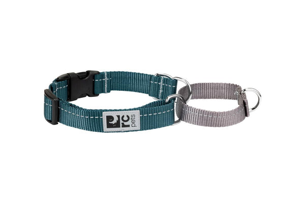 RC Pets Collier de dressage tout en sangles avec fermoir, Turquoise foncé