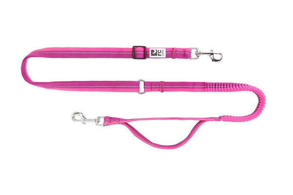 RC Pets Bungee Active Dog Leash, Mulberry/Azalea