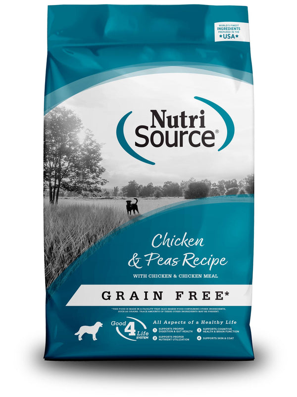 NutriSource Chicken & Peas Grain-Free Dry Dog Food