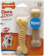 Nylabone DuraChew Jouet pour chien en os texturé à saveur de poulet, régulier