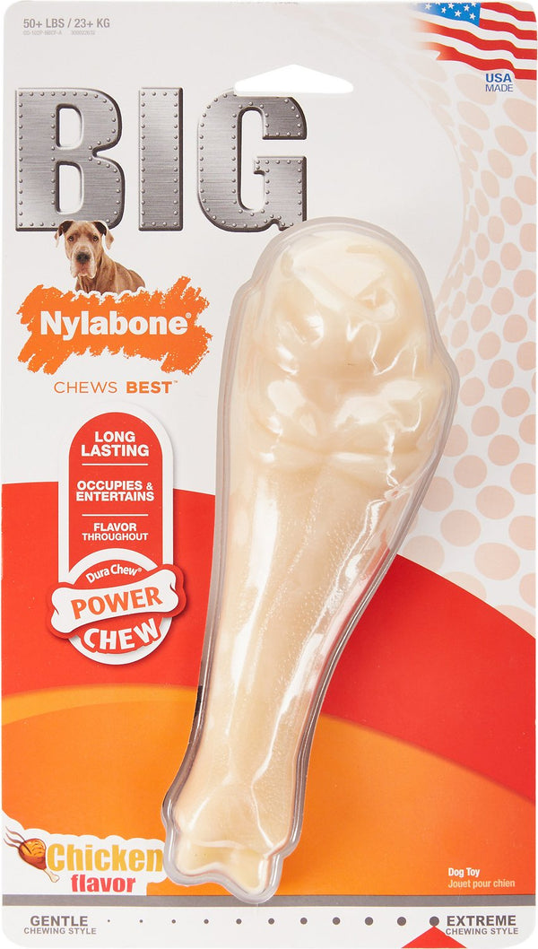 Nylabone DuraChew BIG Chew Turkey Leg Dog Toy, X-Large, 8-in