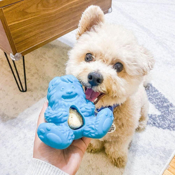 Yeti Puff & Play Yak Dog Toy, Orange