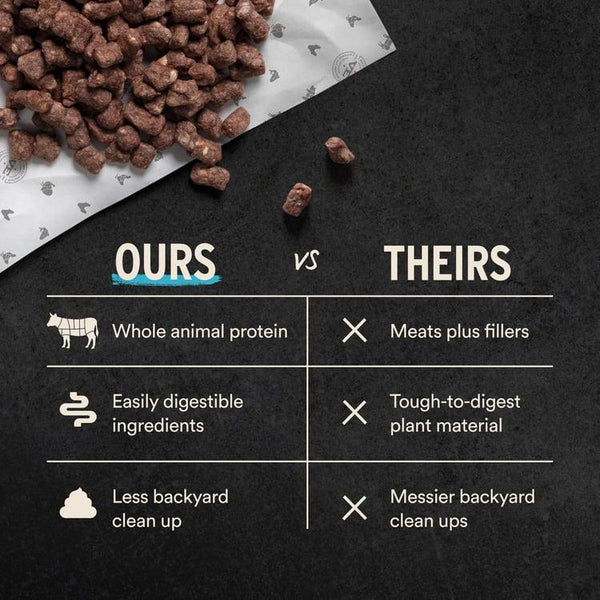 Vital Essentials Beef Entree Crunchy Mini Nibs Freeze-Dried Raw Dog Food