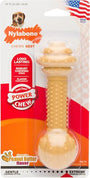 Nylabone DuraChew Barbell Peanut Butter Flavor Dog Chewy Toy