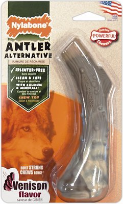 Nylabone DuraChew Venison Flavored Nylon Antler Dog Chew Toy