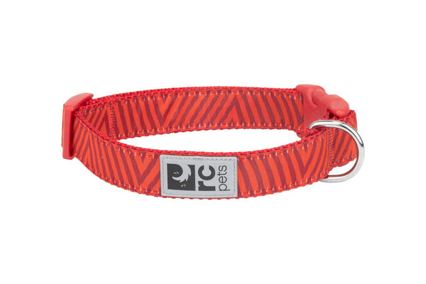 RC Pets Clip Dog Collar, Goji Chevron