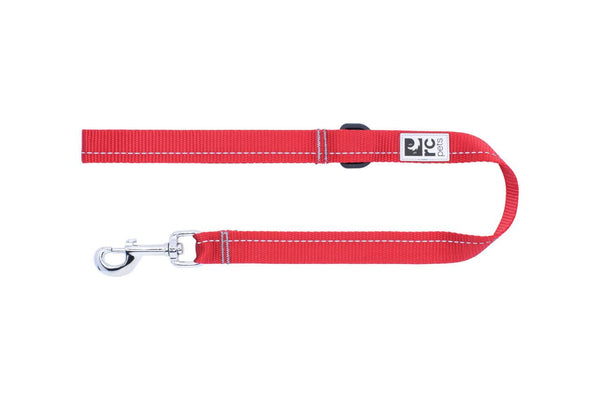 RC Pets Primary Short Dog Leash, Red