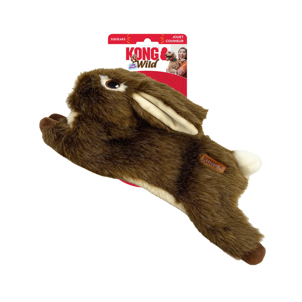 KONG Wild Jouet pour chien créature Low Stuff Lapin