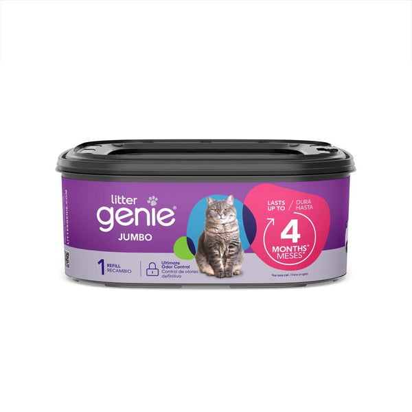 Litter Genie Jumbo Recharge pour système d’élimination de litière pour chats