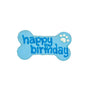 Bosco & Roxy's Happy Birthday Bone Dog Treats, Blue