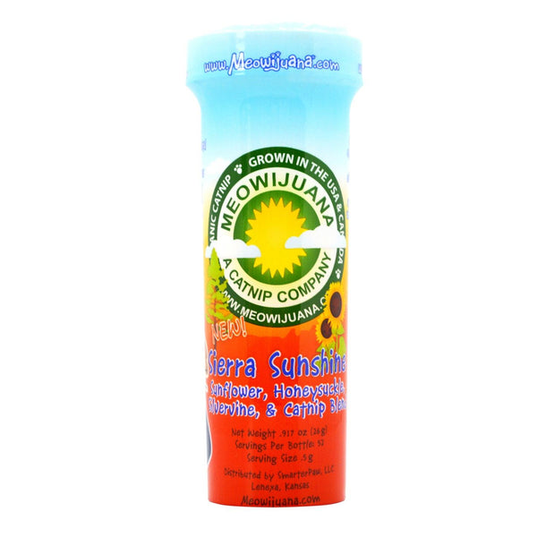 Meowijuana Sierra Sunshine Sunflower, Honeysuckle, Silvervine & Catnip Blend Cat Treats