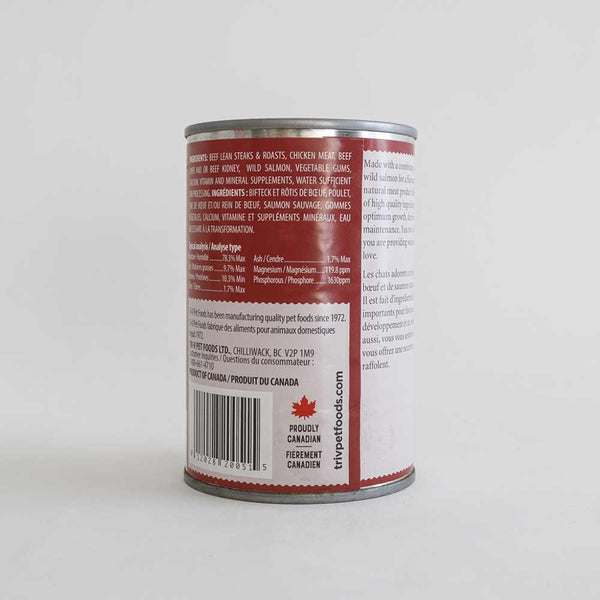 Tri-V Lean Cuts Beef Wet Cat Food Can