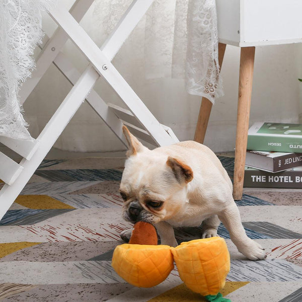 HugSmart Fruity Critterz Jouet pour chiens Ananas