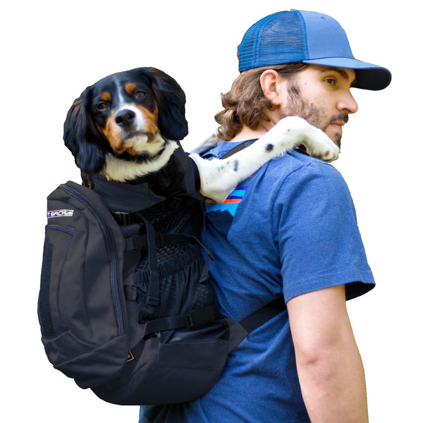 K9 Sport Sack PLUS 2 Backpack Dog Carrier, Jet Black