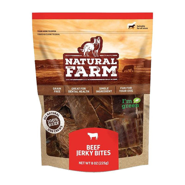 Natural Farm Morceaux de bœuf séché Friandises pour chiens