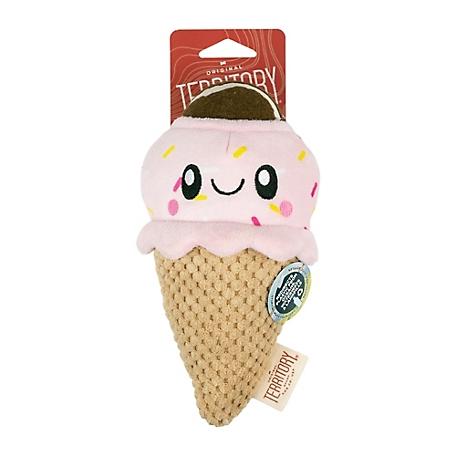 Original Territory Ice Cream 2-in-1 Dog Toy, Light Pink