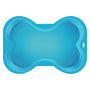 Puppy Cake Moule à gâteau en silicone en forme d’os pour chiens, bleu