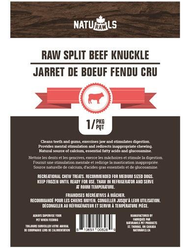 Naturawls Split Beef Knuckle Bone Frozen Dog Treats