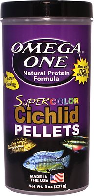 Omega One Super Color Cichlidé Pellets Nourriture pour poissons coulante