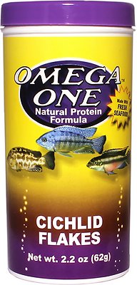 Omega One Flocons pour poissons Cichlidés