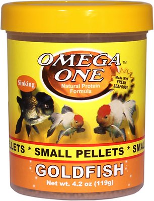 Omega One Petits granulés de poisson rouge coulant Nourriture pour poisson