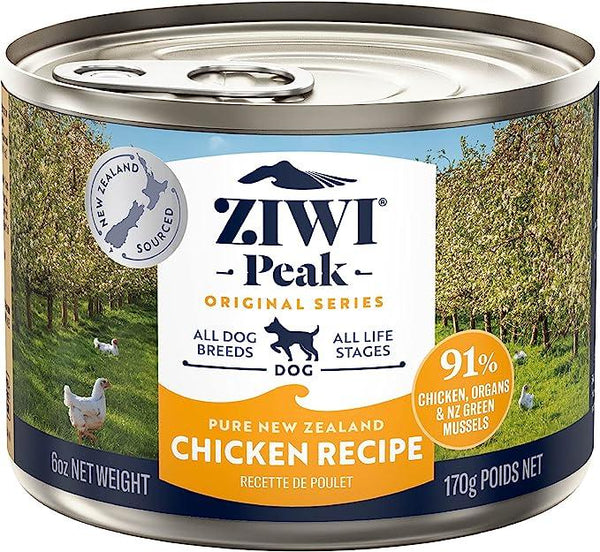 ZIWI Peak Chicken Recipe Wet Dog Food Can