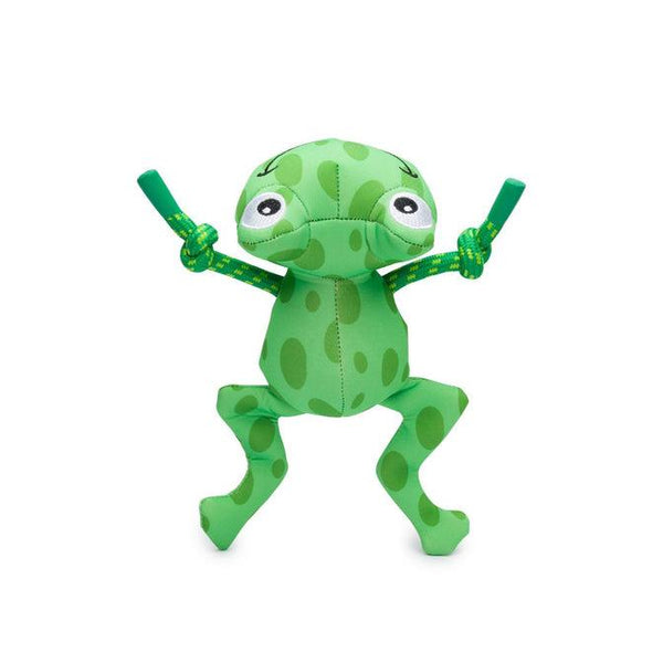 fabdog Floaties Frog Dog Toy