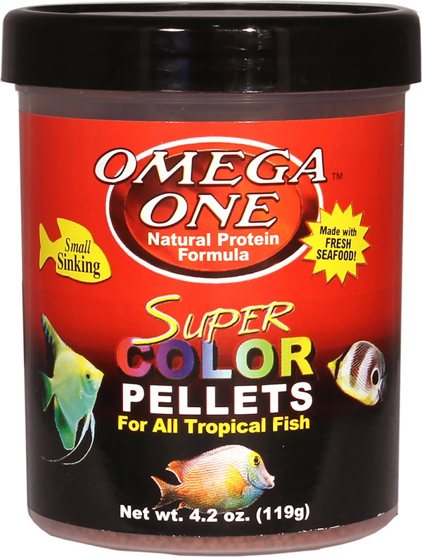 Omega One Super Color Granulés Coulants Nourriture pour poissons tropicaux