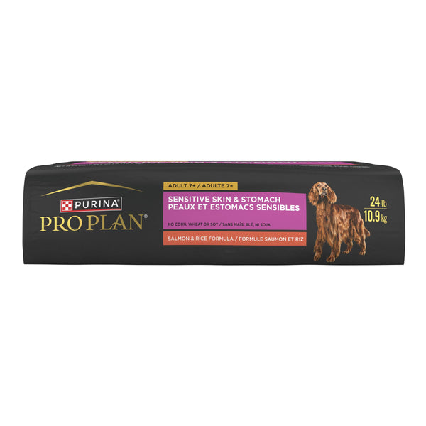 Purina Pro Plan Sensitive Skin & Stomach Salmon & Rice Adult 7+ Dry Dog Food