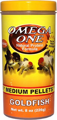 Granulés de poisson rouge à naufrage moyen Omega One