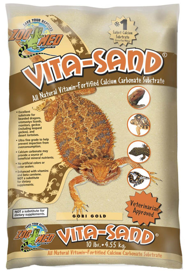 Zoo Med Vita-Sand Substrate for Reptiles, Gori Gold