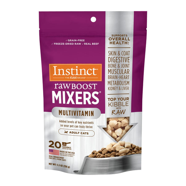 Instinct Raw Boost Mixers Compléments multivitaminés lyophilisés pour chats