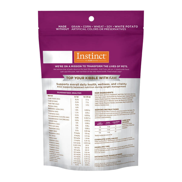 Instinct Raw Boost Mixers Compléments multivitaminés lyophilisés pour chats