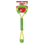 KONG Jaxx Mega Tug Jouet à tirer pour chiens, Vert/Jaune