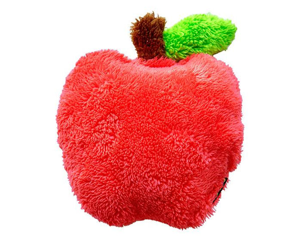 Cycle Dog Duraplush Apple Dog Toy, Color Varies