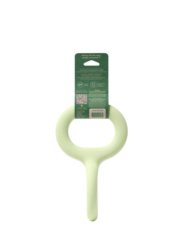 Earth Rated Natural Rubber Tug Dog Toy, Green