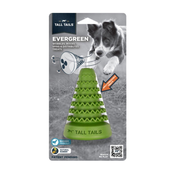 Tall Tails Jouet récompense en caoutchouc naturel arbre à feuillage persistant