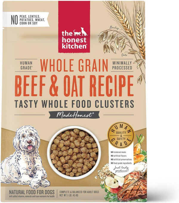 The Honest Kitchen Whole Food Clusters Beef & Oat Whole Grain Dry Dog Food
