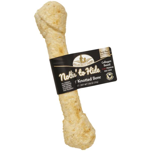 Fieldcrest Farms Nothin' to Hide Ultra Knotted Bones Chicken Dog Treats