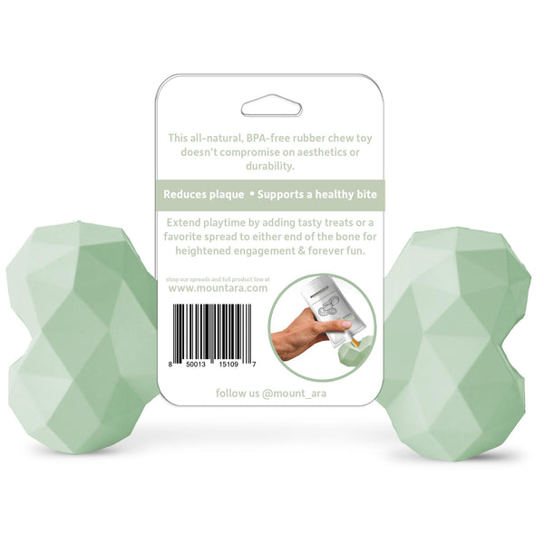 Mount Ara Superbite Bone Dog Toy, Green