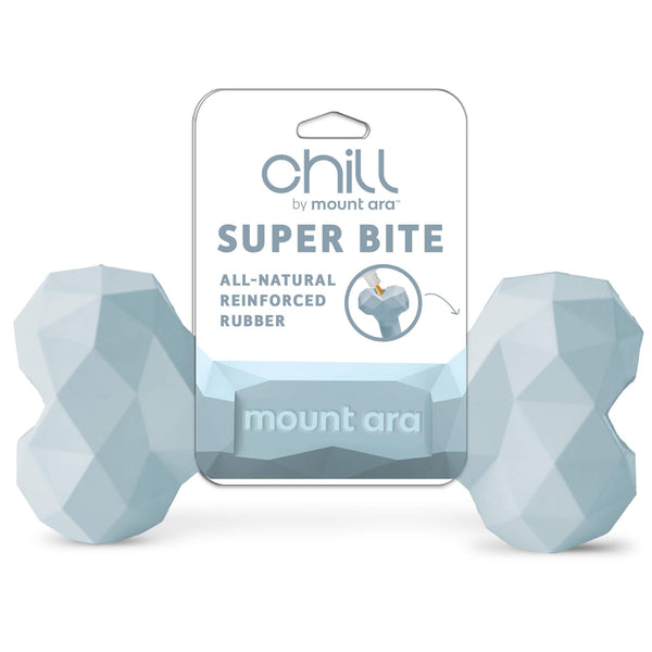 Mount Ara Chill Superbite Bone Dog Toy, Blue